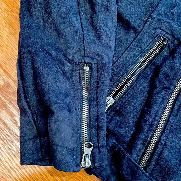 Faux suede biker jacket - Picture 3 of 4